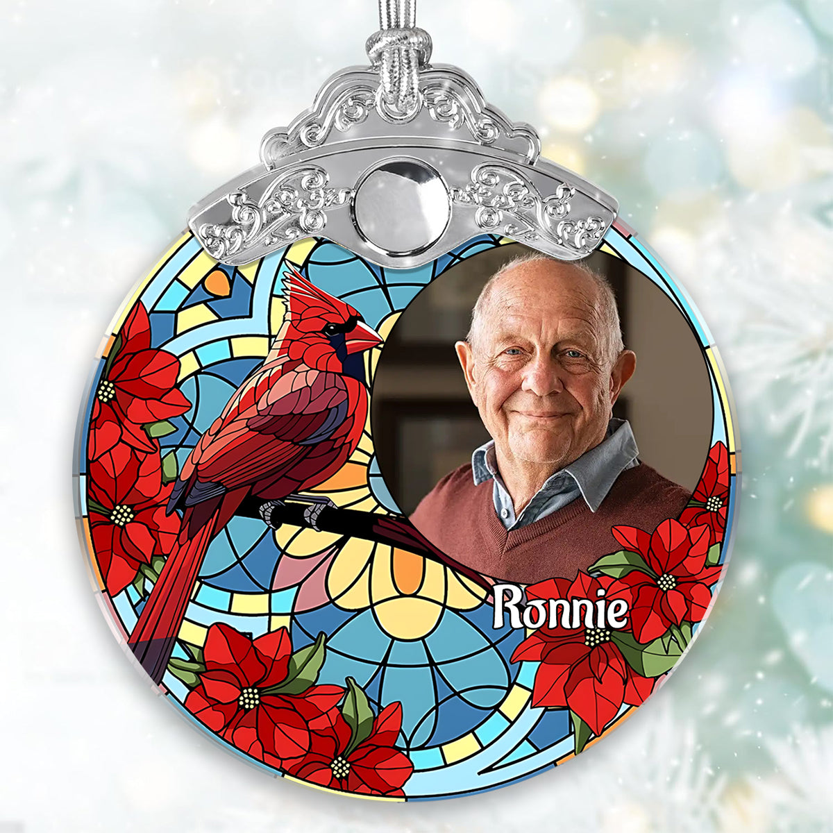 Tu nous manques - Ornement commémoratif vintage personnalisé