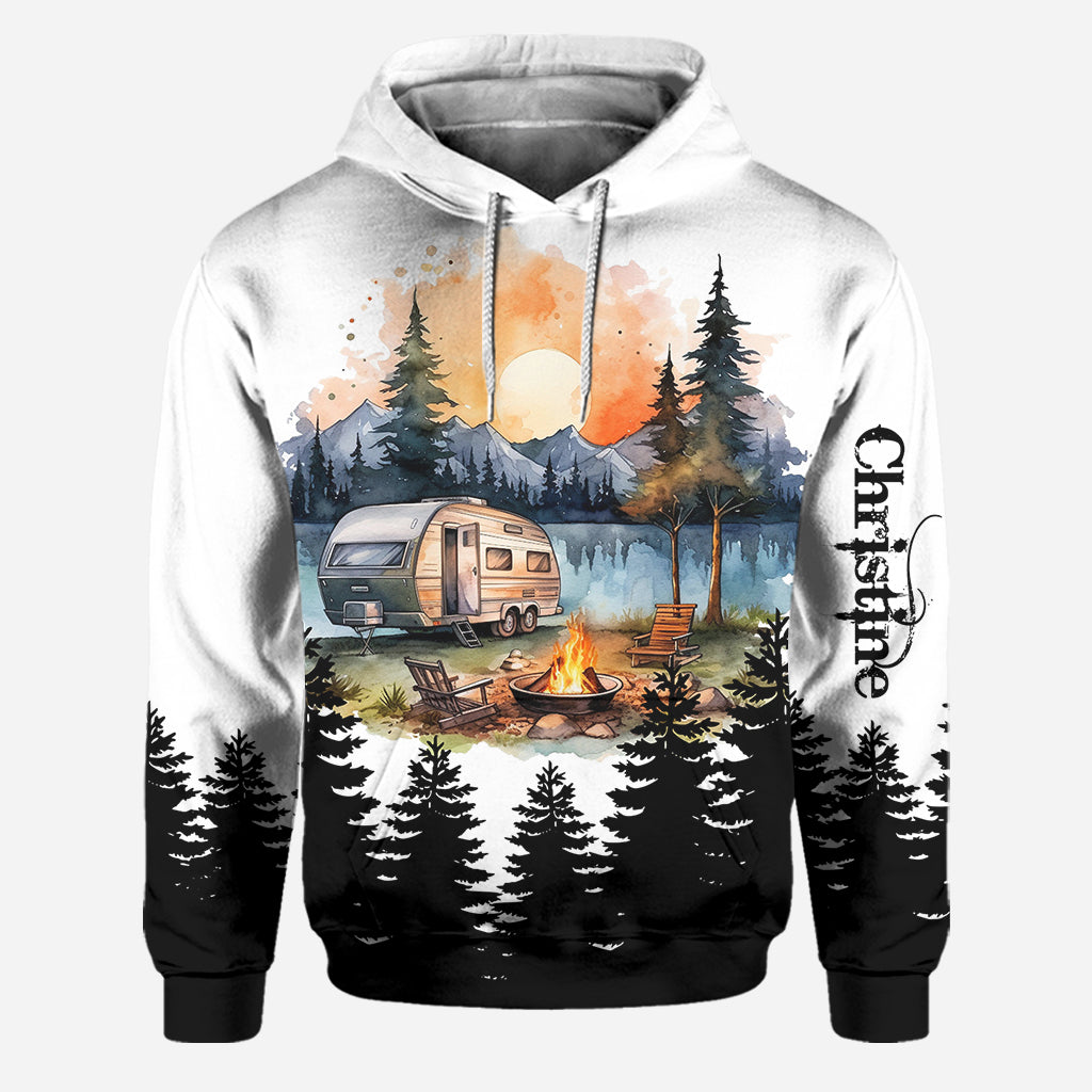Love Camping - Personalized Camping Hoodie and Leggings