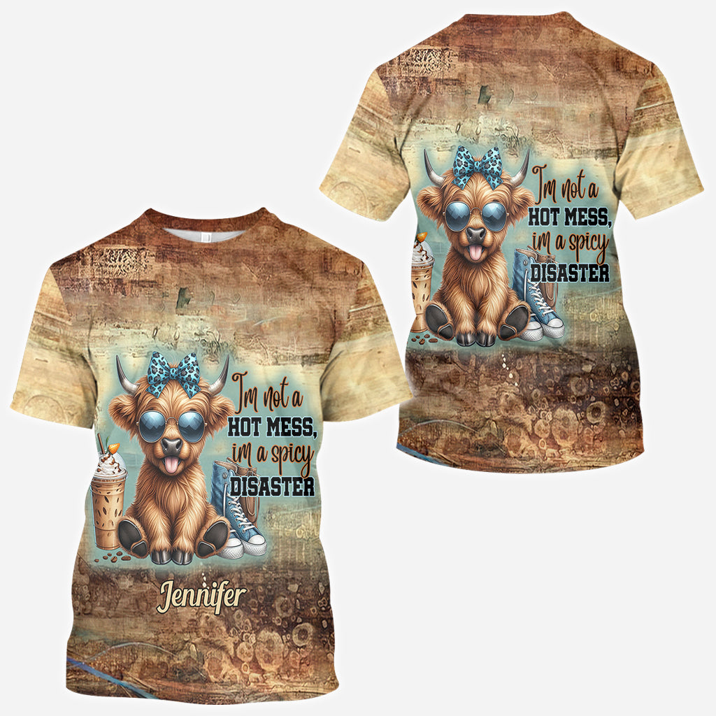 Je ne suis pas un désastre ambulant - T-shirt personnalisé intégral