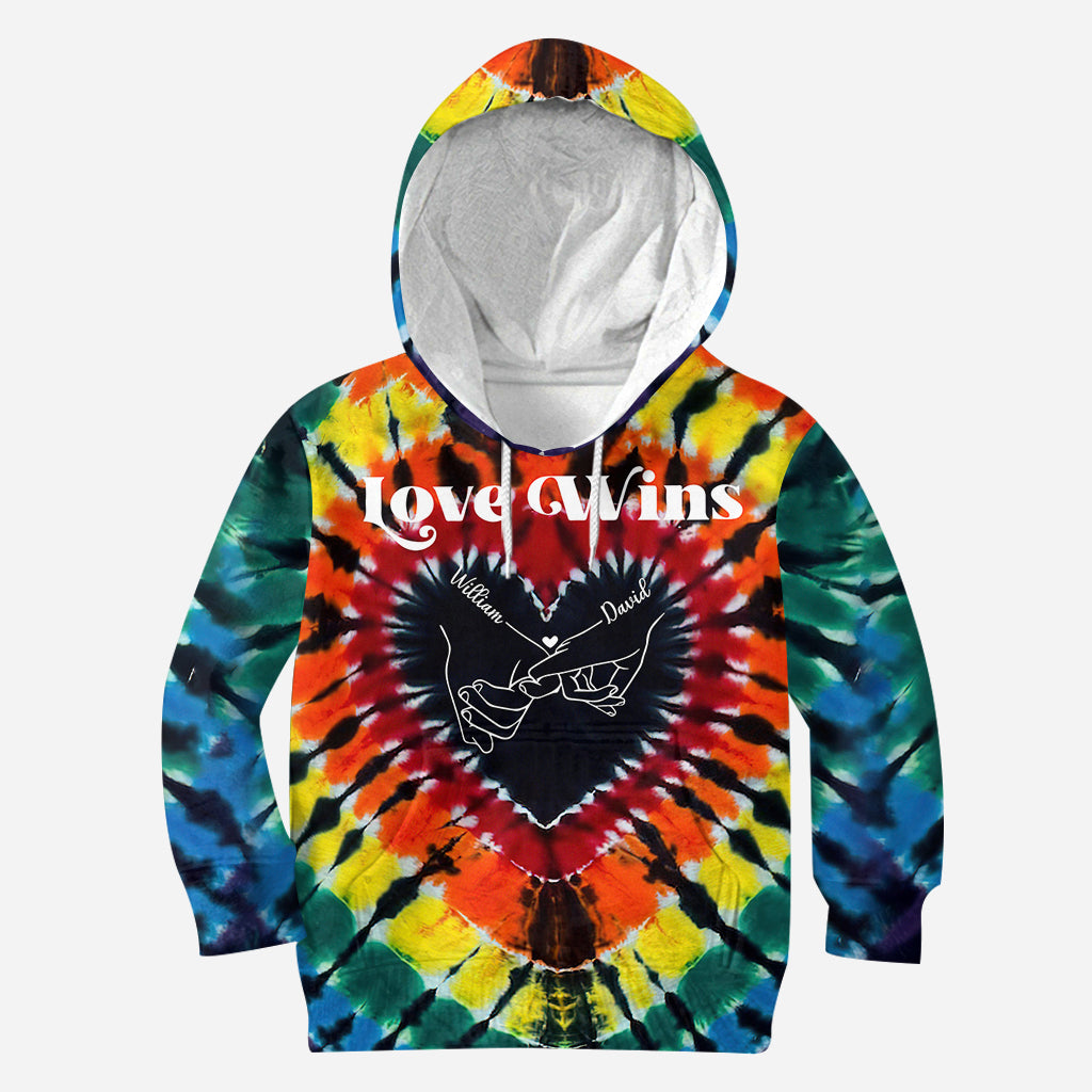 L'amour triomphe - T-shirt personnalisé de soutien LGBT