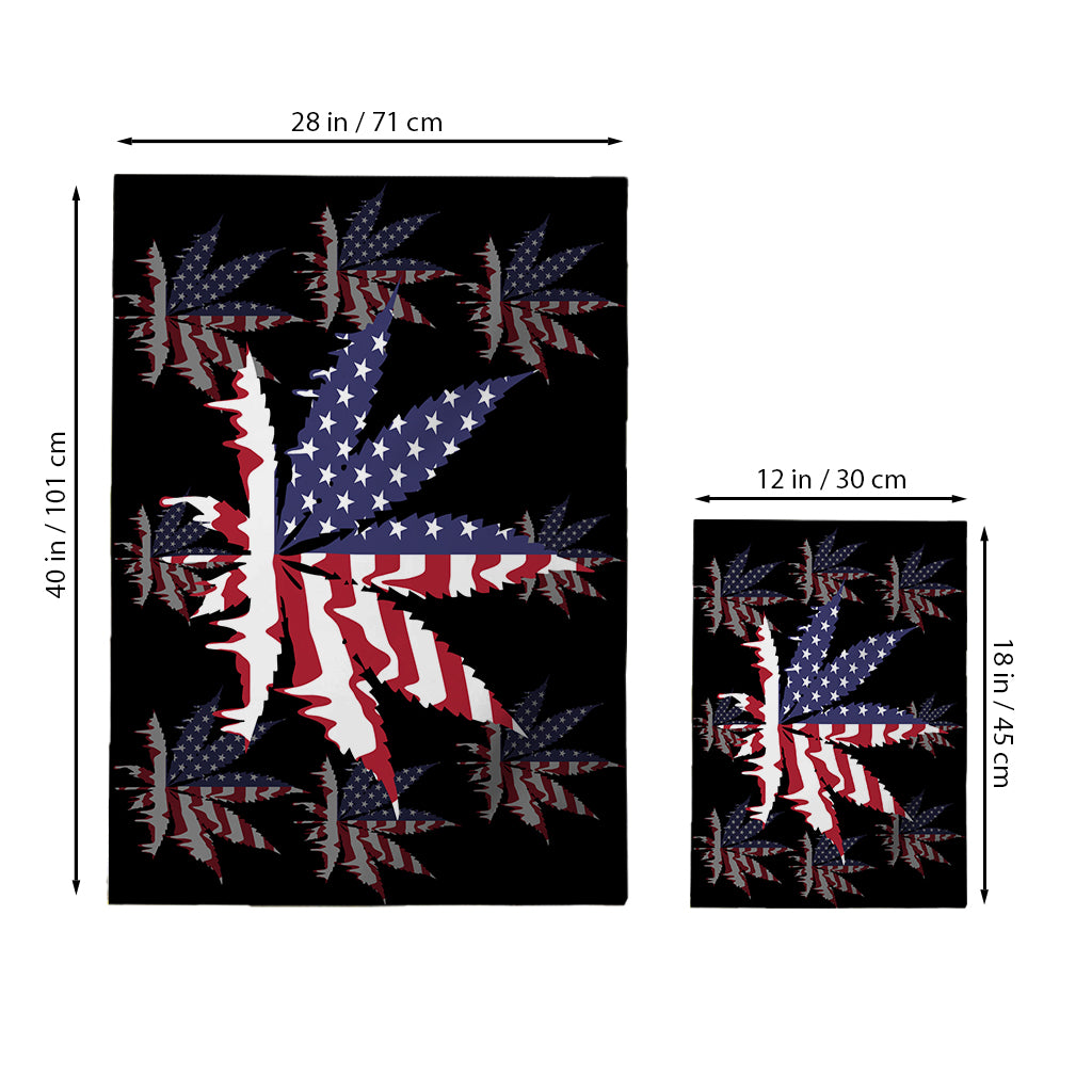 Équipe USA - Drapeau de la maison de cannabis