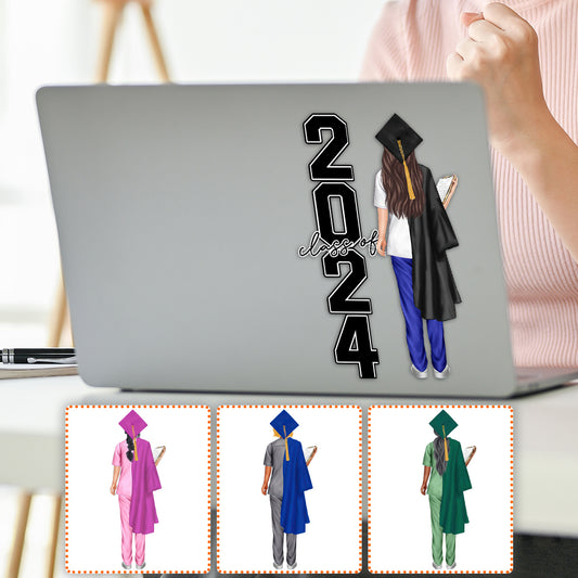 Class Of 2024 - Personalized Graduation Decal Die Cut