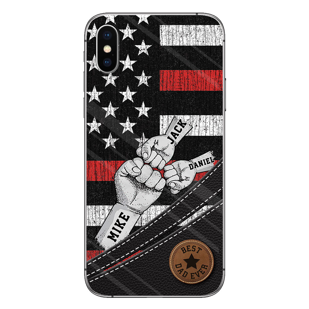 Meute de loups - Coque de téléphone personnalisée pour papa