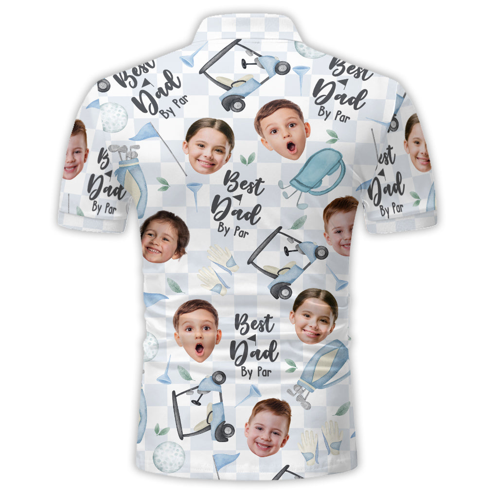 Best Dad By Far - Personalized Golf Polo Shirt
