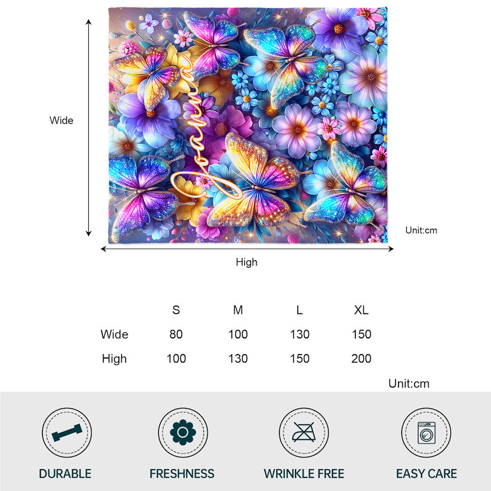 Magnifiques papillons - Couverture papillon personnalisée