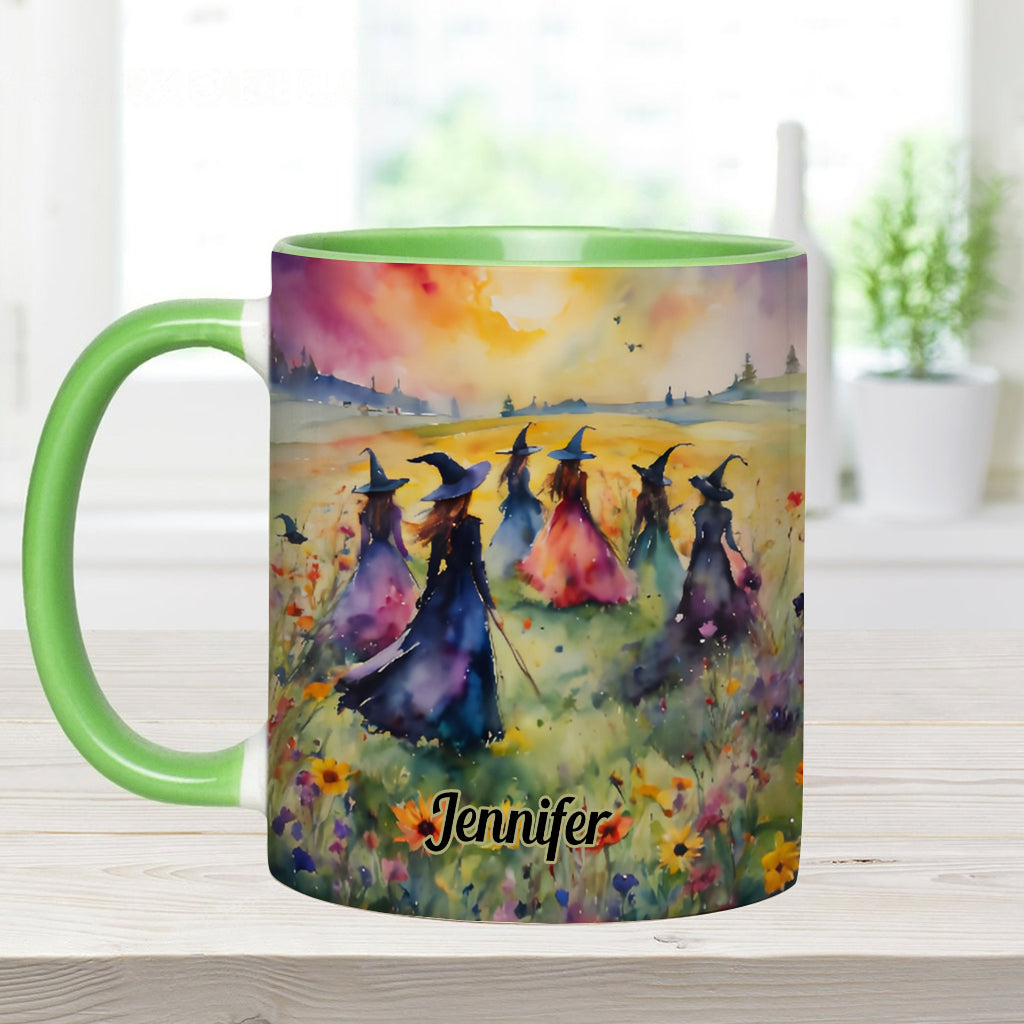 Mug personnalisé « Sorcières à l'aquarelle » - Collection de sorcières