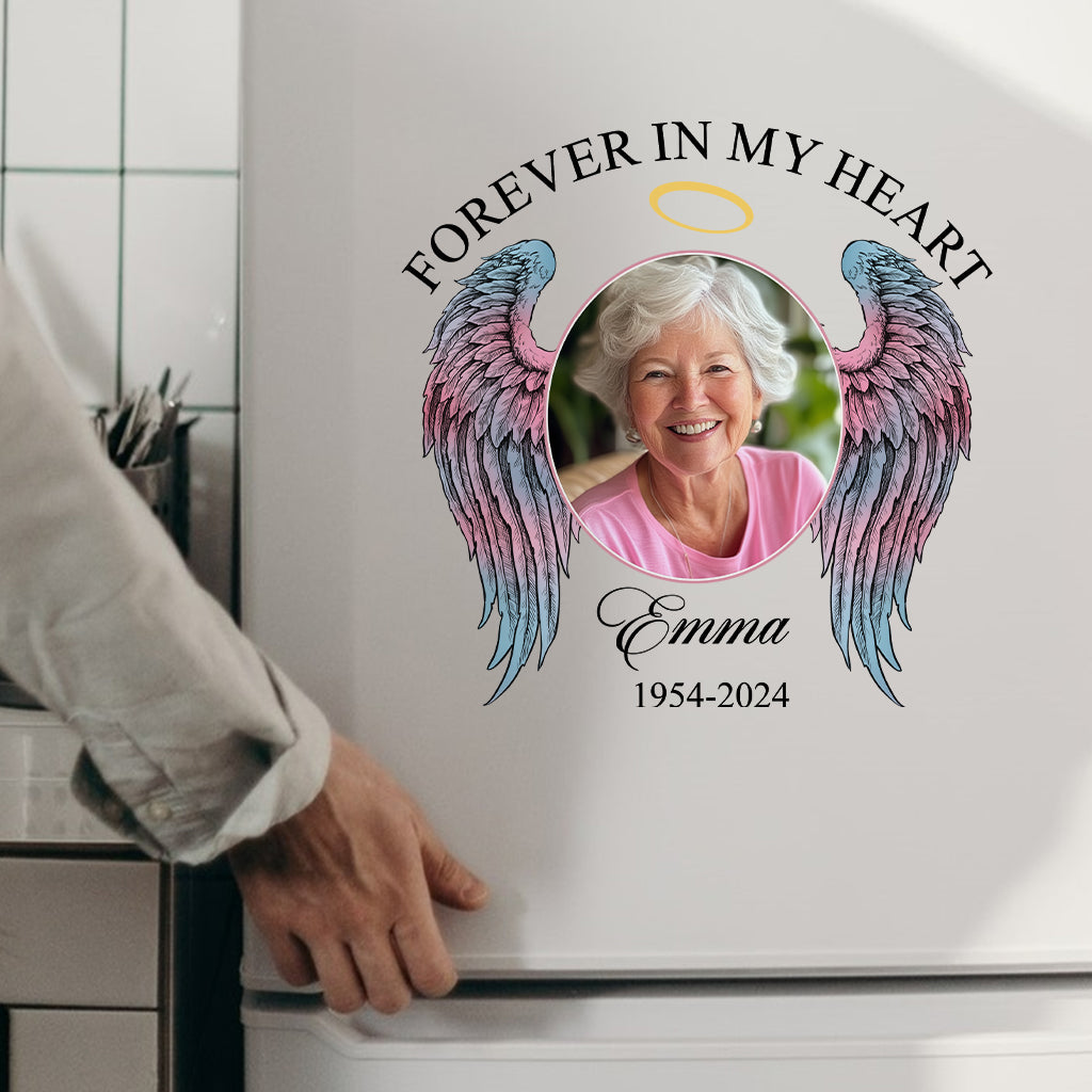 Forever In My Heart - Personalized Memorial Decal Die Cut