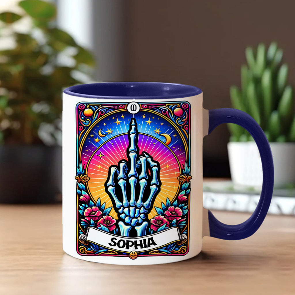 Fais des bêtises et découvre-le - Mug personnalisé à motif crâne