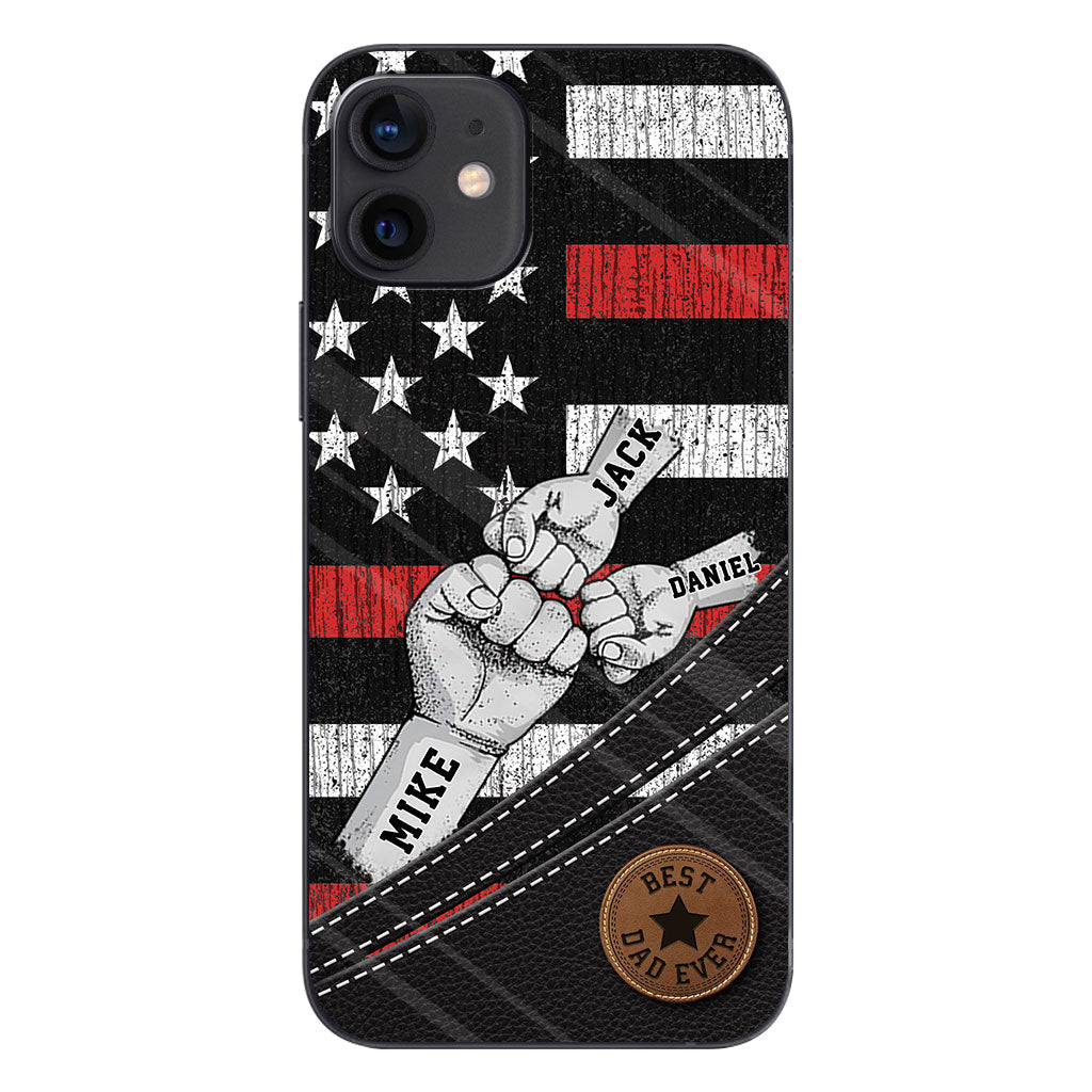 Meute de loups - Coque de téléphone personnalisée pour papa