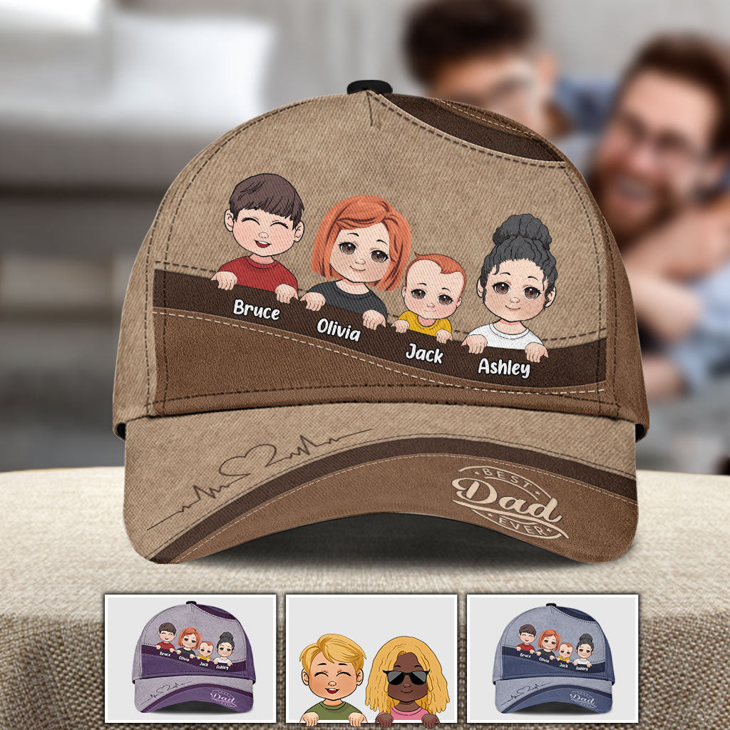 Casquette classique personnalisée « Lien indéfectible de l'équipe de papa »