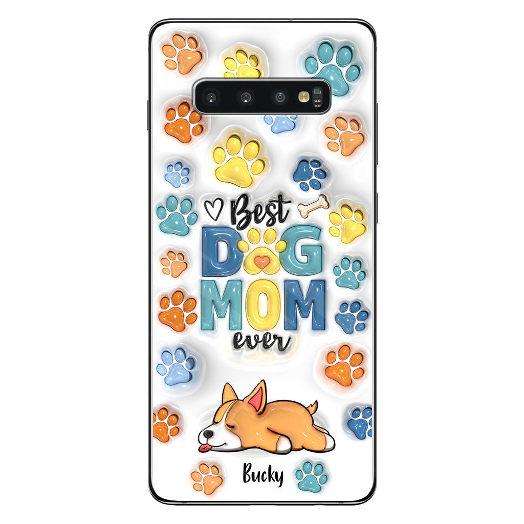 Meilleur papa/maman de chien au monde - Coque de téléphone personnalisée pour chien