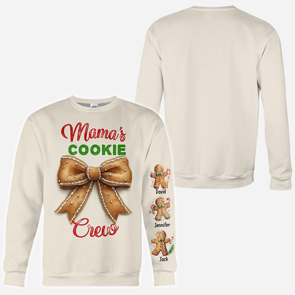 L'équipe de biscuits de grand-mère - T-shirt personnalisé « Maman »
