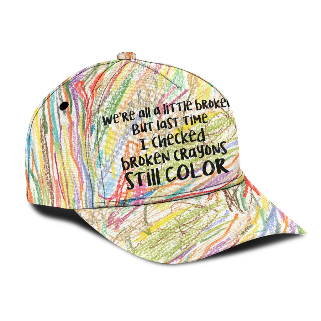 Nous sommes tous un peu brisés - Casquette classique de prévention du suicide