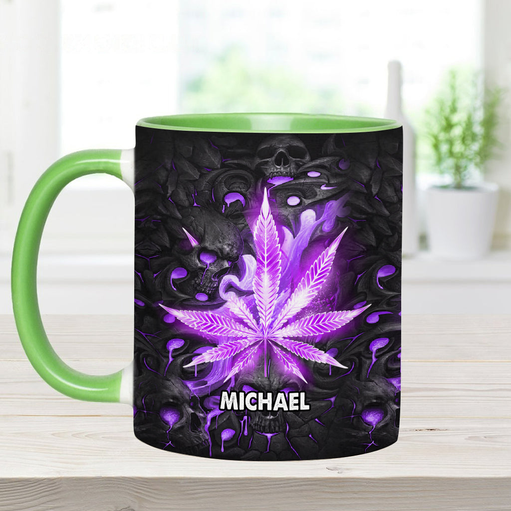 Libérez votre esprit - Mug personnalisé à motif cannabis