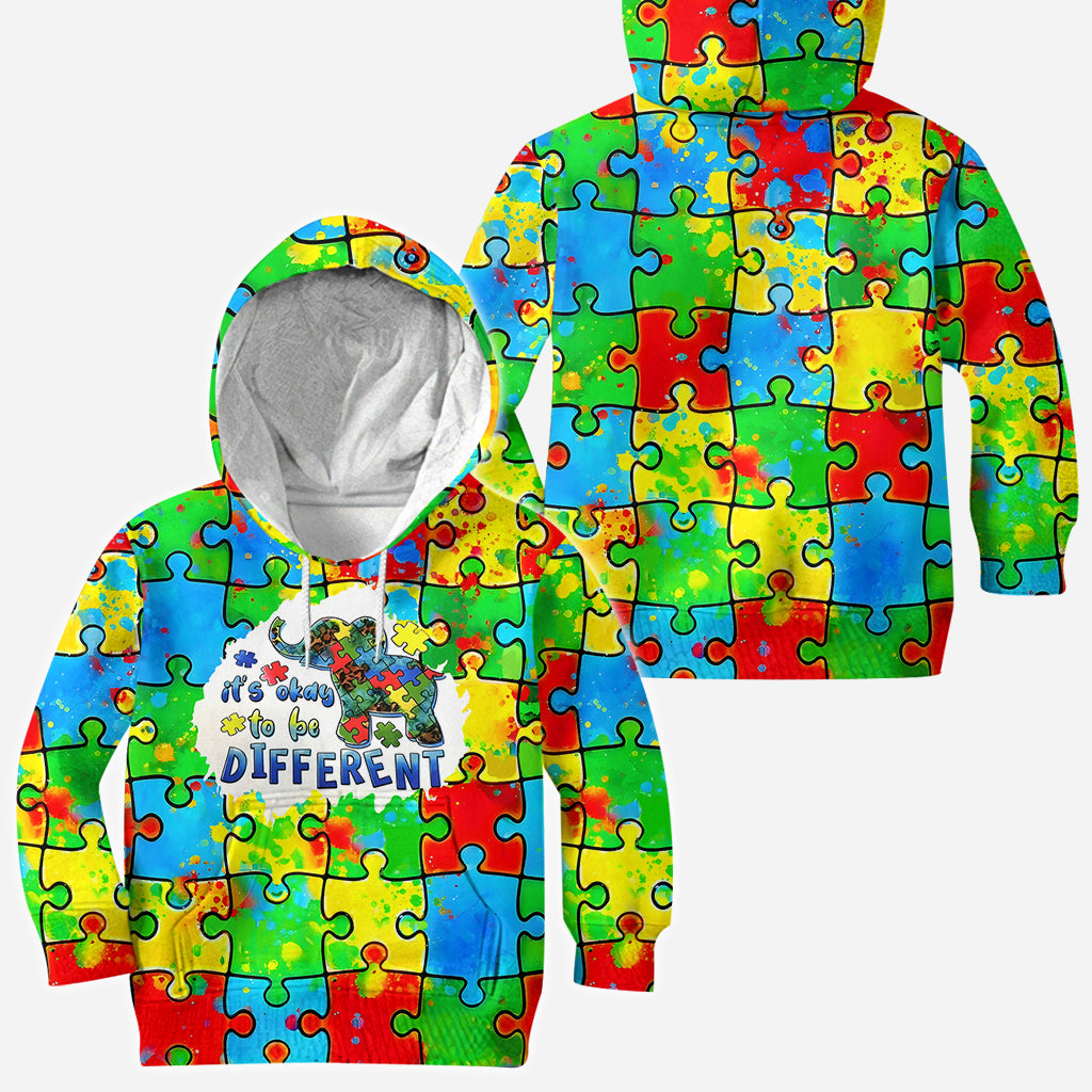 C'est normal d'être différent - T-shirt de sensibilisation à l'autisme