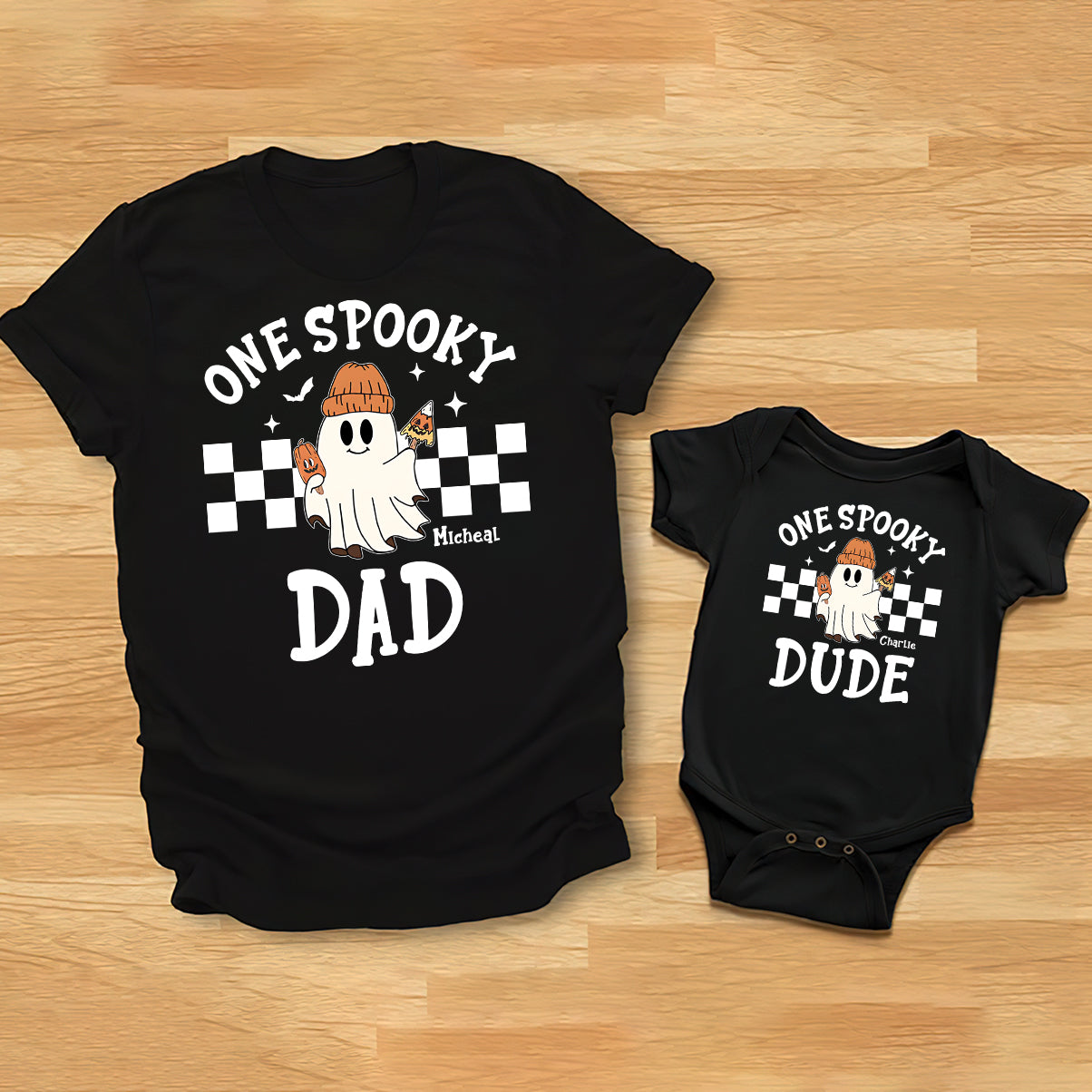 One Spooky Dude - Personalized Kid T-shirt And Baby Onesie