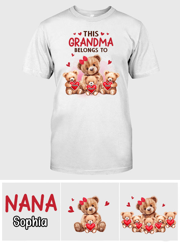 Cette grand-mère appartient à - T-shirt et sweat à capuche personnalisés pour grand-mère