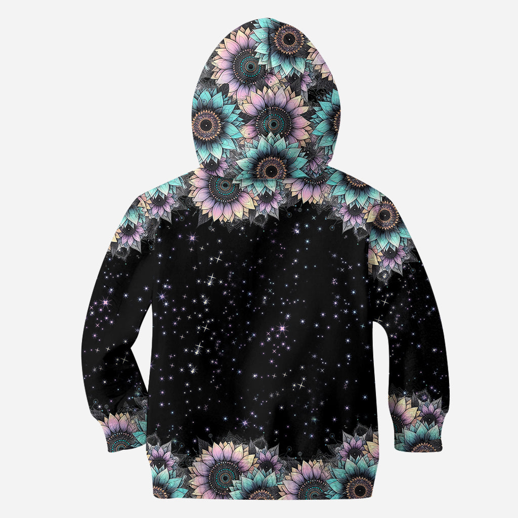 T-shirt personnalisé Zero F Given Tournesol rose et bleu - Tête de mort intégrale