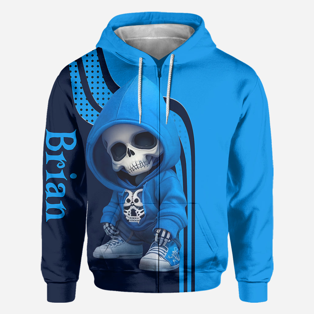 Stylish Skeleton - Personalized Skull All Over Shirt