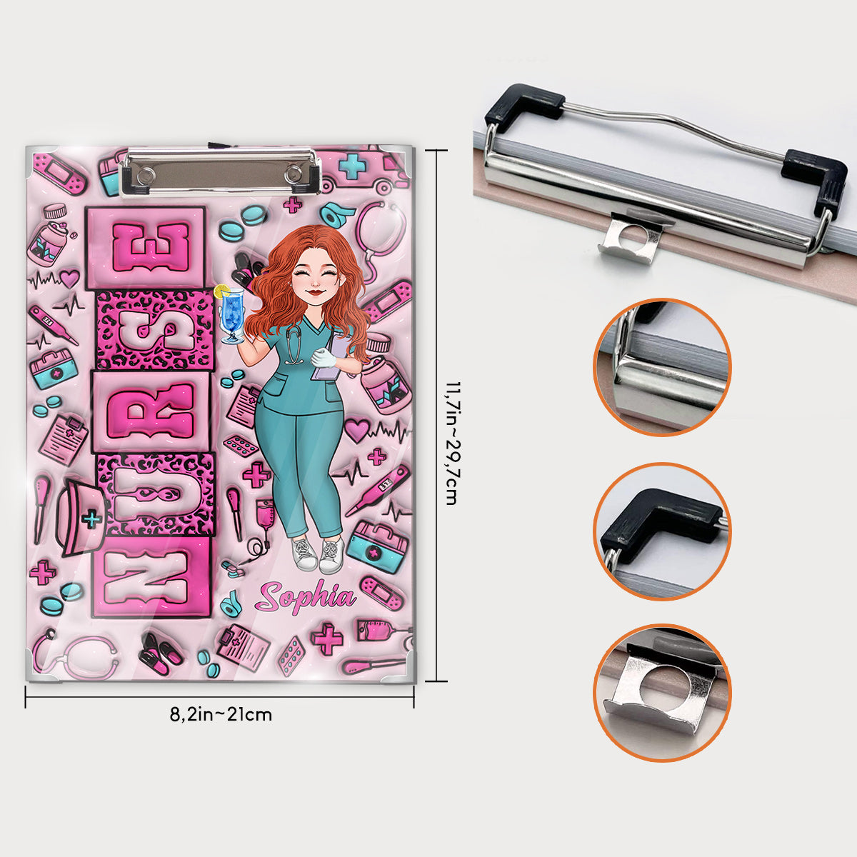 Nurse Life - Personalized Nurse Clipboard