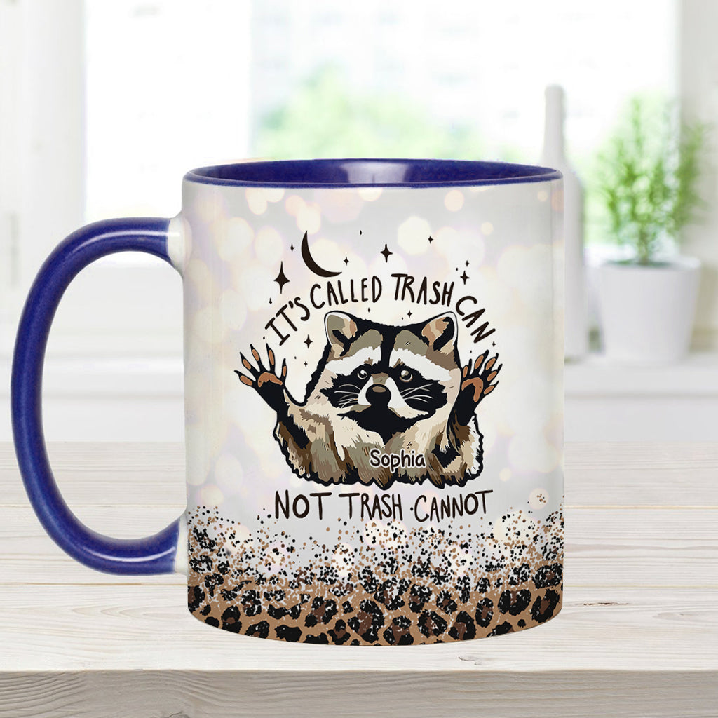 Trash Cannot - Personalized Raccoon Accent Mug