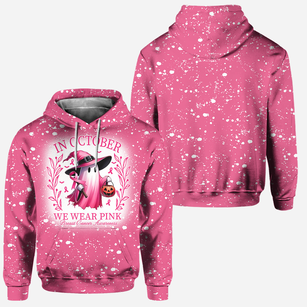 En octobre, nous portons du rose pour sensibiliser au cancer du sein : sweat à capuche et legging
