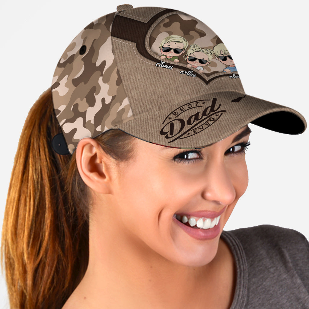 Meilleur papa/maman/grand-mère/grand-père/oncle... de tous les temps - Casquette classique personnalisée pour père