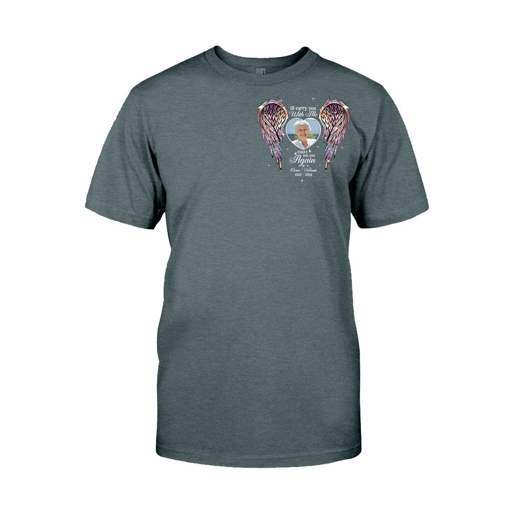 Ailes commémoratives Tes ailes étaient prêtes, mais mon cœur ne l'était pas - T-shirt et sweat à capuche commémoratifs personnalisés