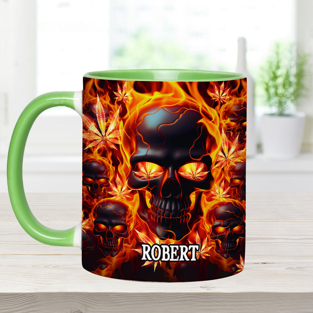 Libérez votre esprit - Mug personnalisé à motif cannabis