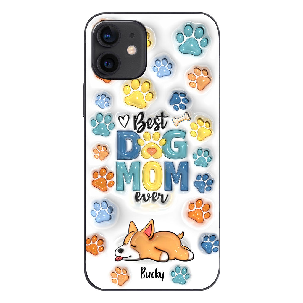 Meilleur papa/maman de chien au monde - Coque de téléphone personnalisée pour chien
