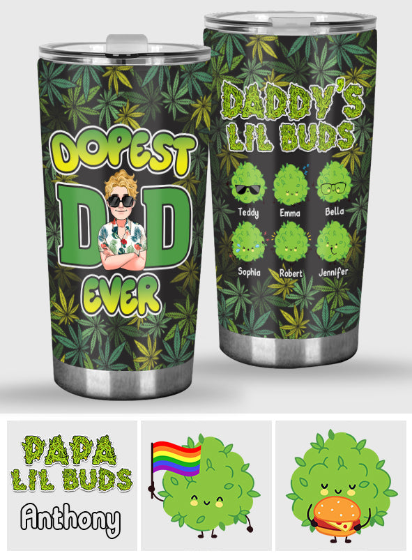 Papa le plus cool, papa du cannabis - Gobelet à cannabis personnalisé
