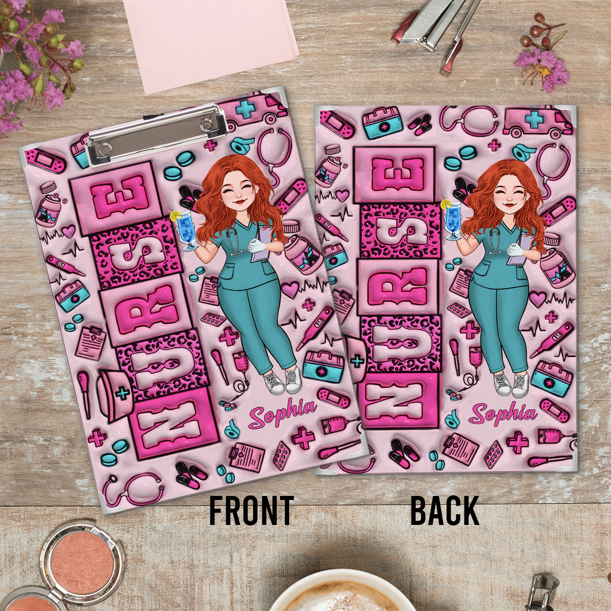 Nurse Life - Personalized Nurse Clipboard