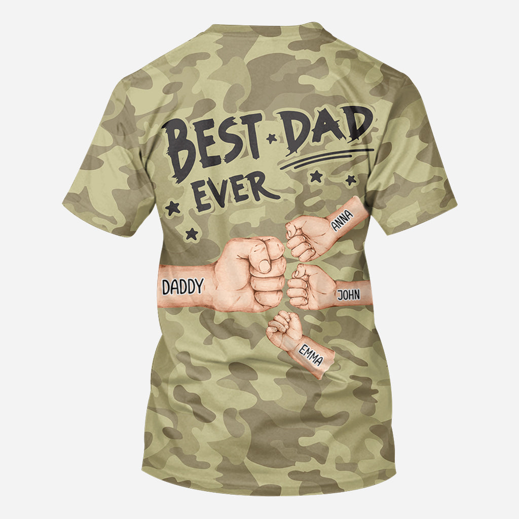 Best Dad Ever - Personalized Father All Over Shirt