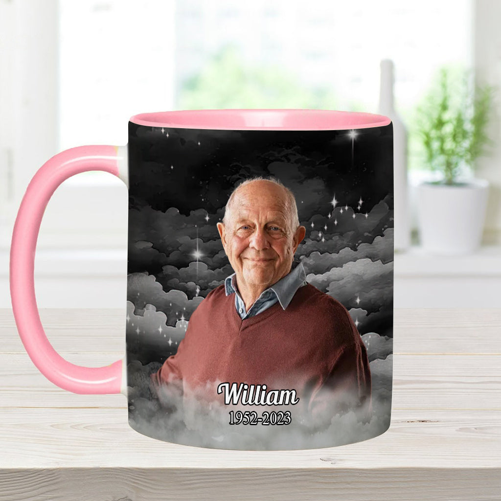 My First Thought In The Morning Is Always You - Personalized Memorial Accent Mug