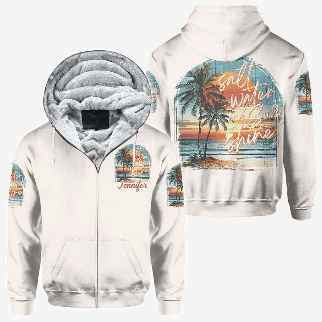 T-shirt personnalisé « Salt Water Sunshine » pour amoureux de la mer