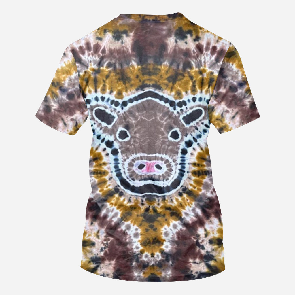 T-shirt personnalisé vache colorée - Vache intégrale