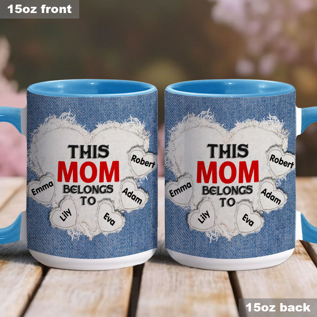 Cette maman appartient à - Mug personnalisé pour maman