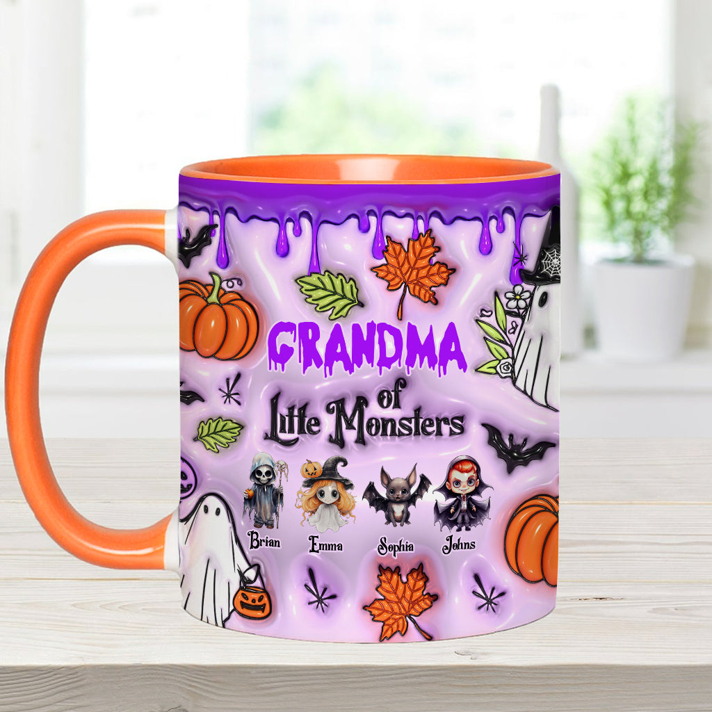 Mug personnalisé « Grand-mère des petits monstres » (tous titres)