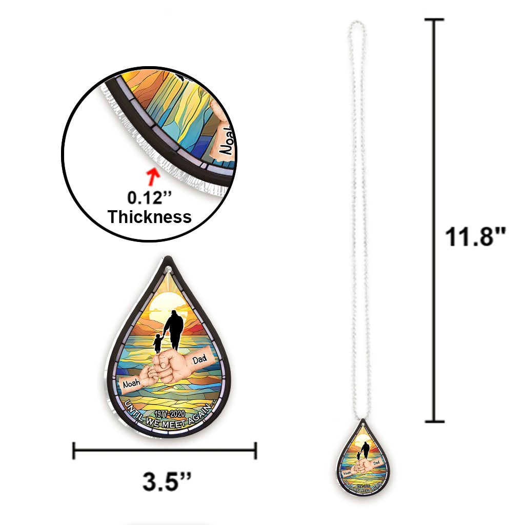 Jusqu'à ce que nous nous revoyions - Ornement de voiture commémoratif personnalisé