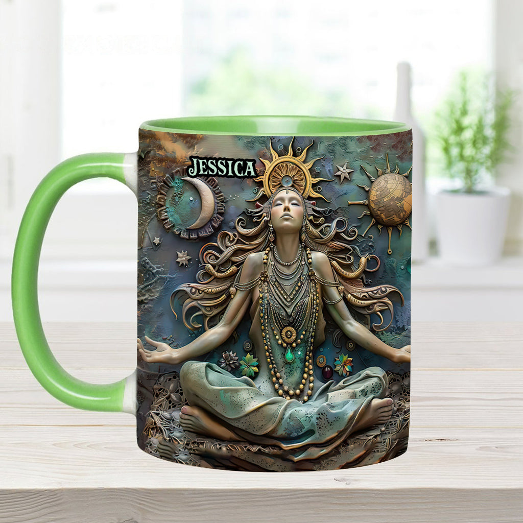 I'm Not Sugar And Spice - Personalized Yoga Accent Mug