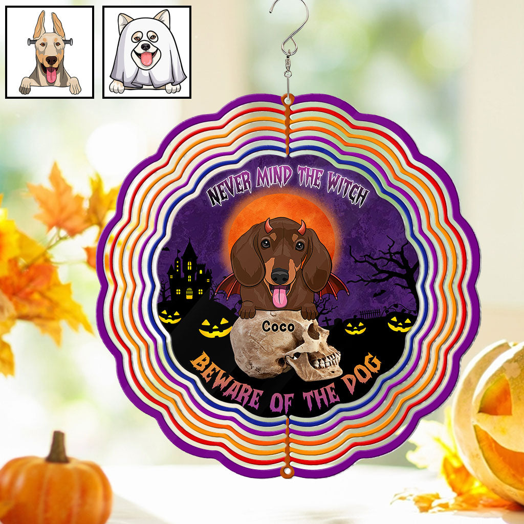 Attention aux chiens ! - Girouette personnalisée pour chiens