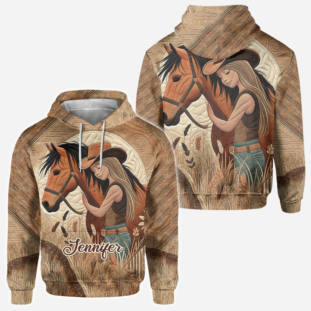 Amoureux des chevaux - T-shirt personnalisé avec motif cheval