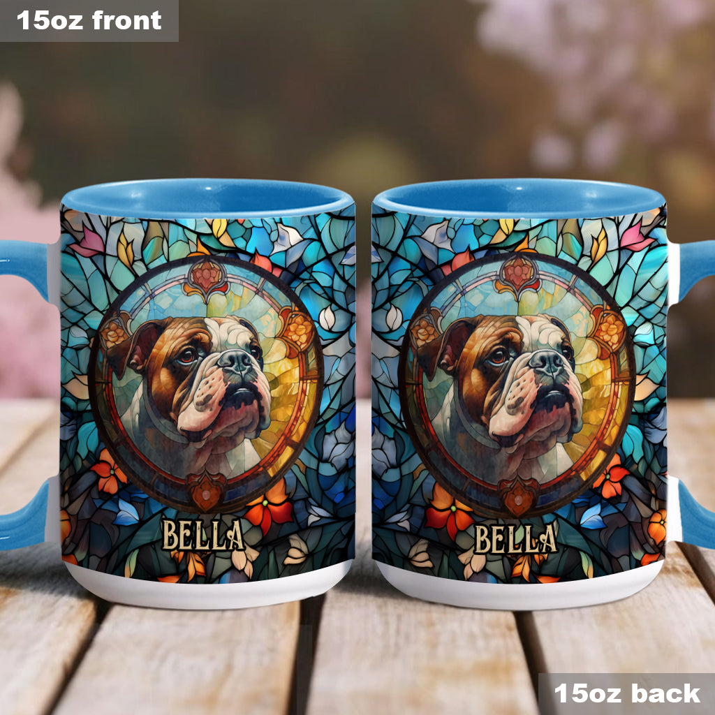 Love My Dog - Personalized Dog Accent Mug