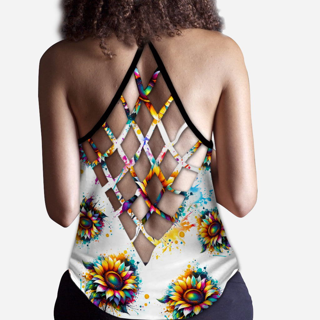 Turtle Lovers - Personalized Turtle Cross Tank Top