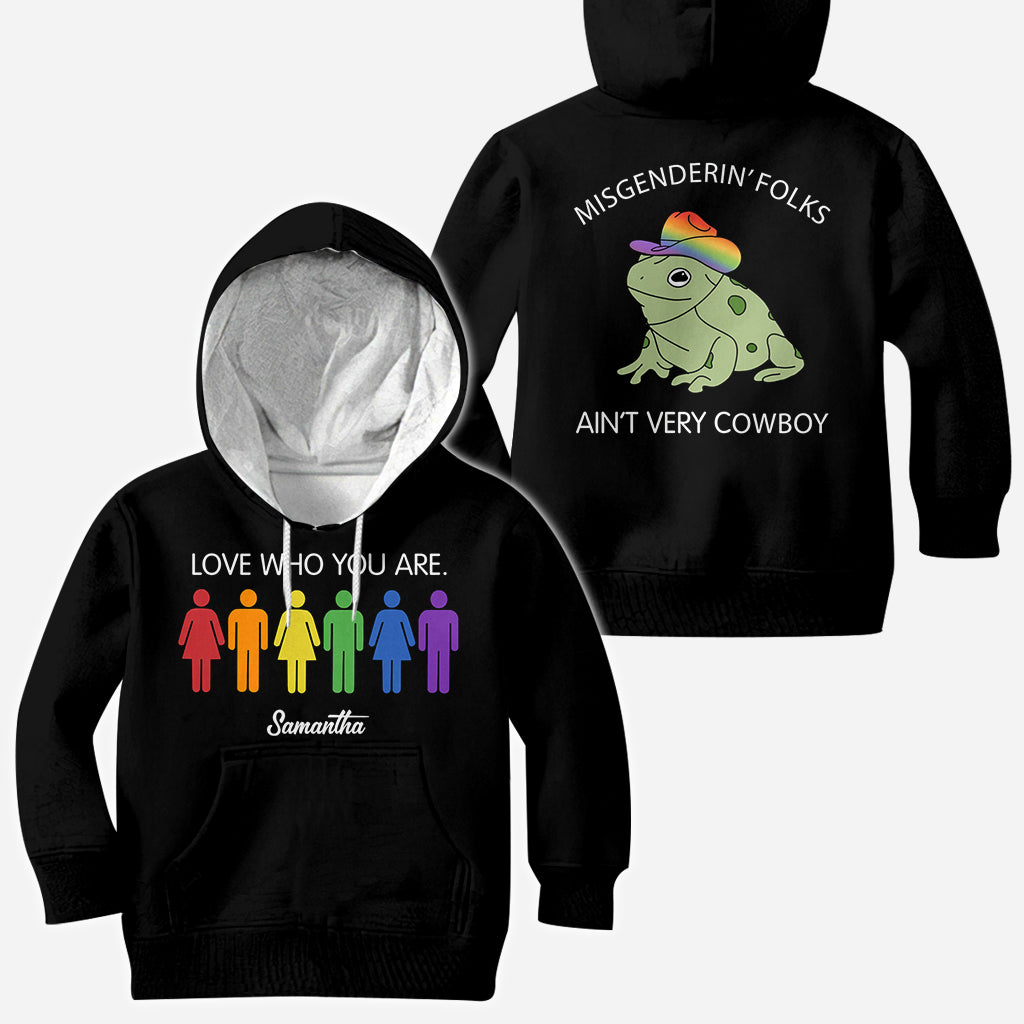 Misgendering Folks Aint Very Cowboy - Personalized LGBT Support All Over Shirt