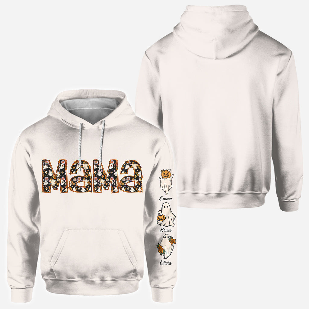 T-shirt personnalisé « Maman Grand-mère Effrayante »