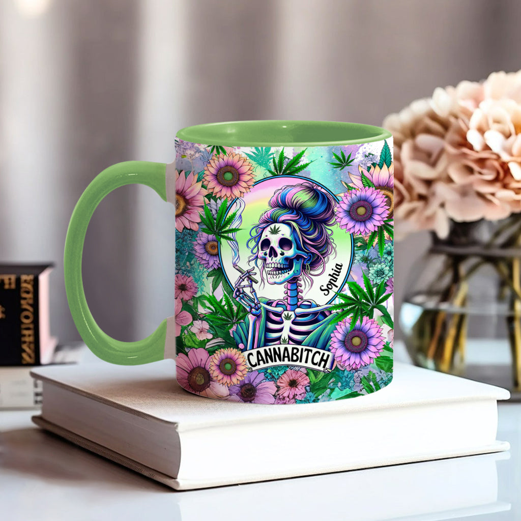 Mug personnalisé Cannabitch - Thème cannabis