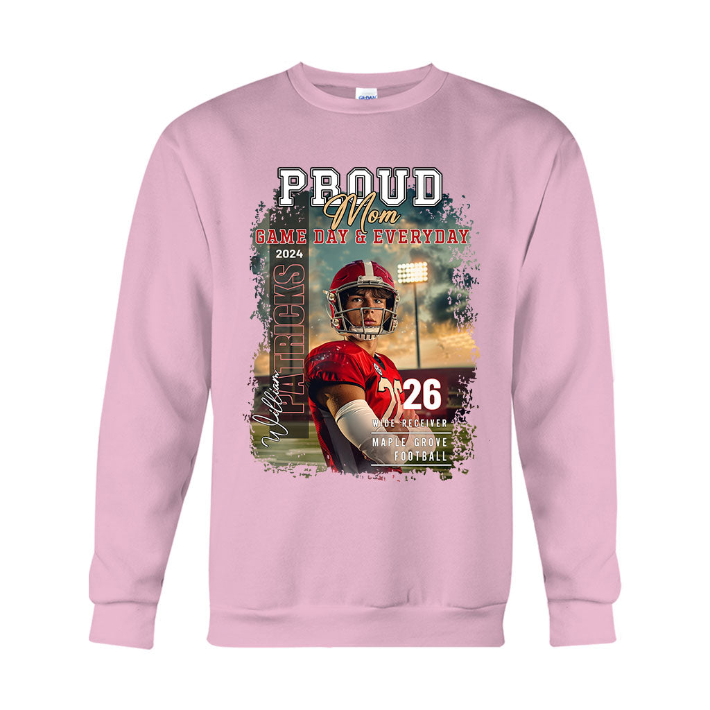 Maman/Papa/... Jour de match et au quotidien - T-shirt et sweat à capuche de football personnalisés