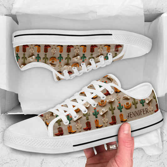 J'adore les chevaux - Chaussures basses personnalisées pour chevaux