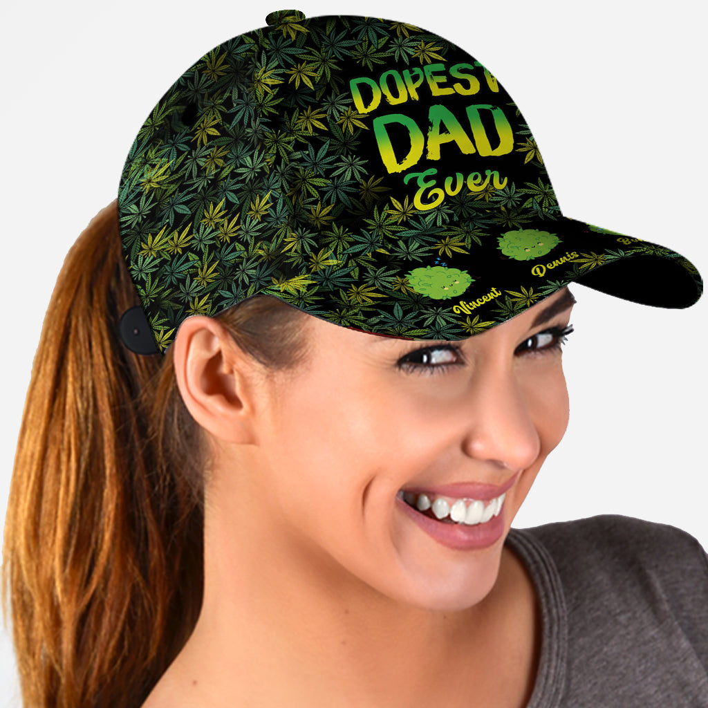 Le papa le plus cool du monde - Casquette Weed Classic personnalisée